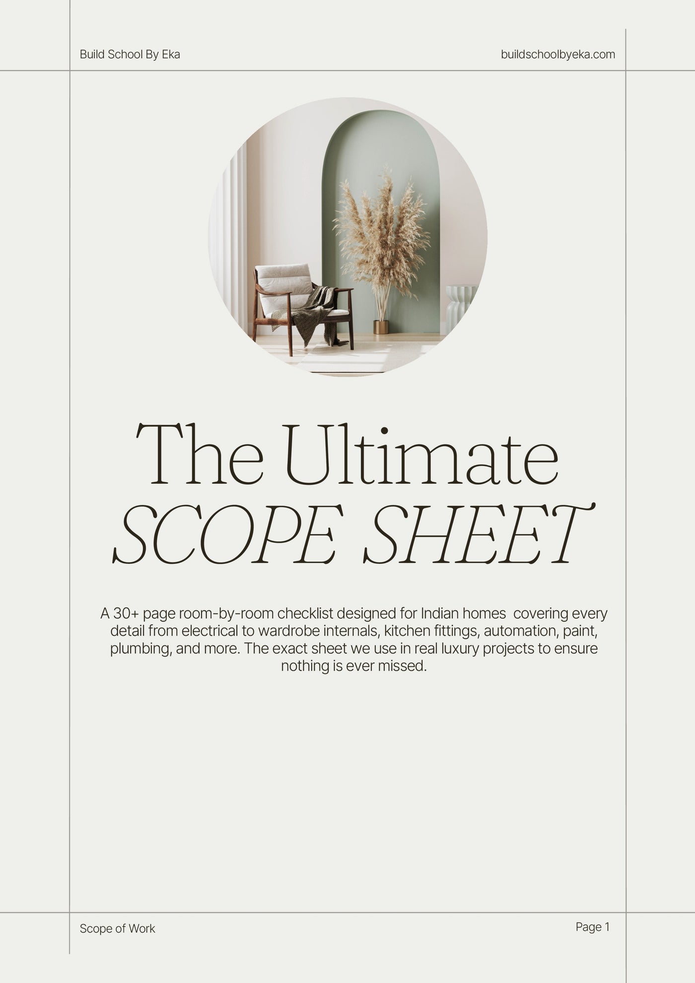 Ultimate Scope Sheet